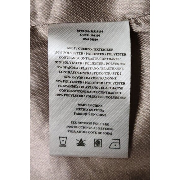 Kut from the Kloth Womens Faux Suede Open Short Jacket Size S Beige Lined - Picture 8 of 9